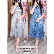 DRESS SATIN TILE EMBROIDERY 34565 370 GR H4J Direct Order