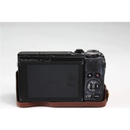 For Canon G5X Mark II Camera Half Body Cover PU Leather Case For Canon PowerShot G5X MarkII G5XII G5