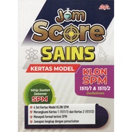 BUKU LATIHAN ( 2025 ) : JOM SCORE SAINS  DWIBAHASA KERTAS MODEL KLON SPM 1511/ & 1511/2