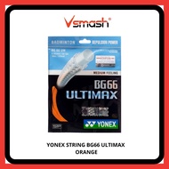 Yonex String BG66 Ultimax Orange (SP String)