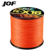 JOF 300M X16 Multicolor Super Strong Braided Fishing Line Abrasion Resistant Lure Wire