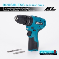 Brushless Electric Rotary Hammer Drill Cordless Impact Drill High Speed Motor For Makita 10.8V Batteries For Walls Concrete