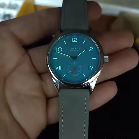 39MM high-end men's automatic mechanical watch with Seagull ST17 movement, waterproof and luminous.