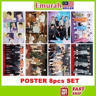 KPOP POSTER 8pcs 42cm x 28cm