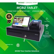 MCBIZ Mesin Cashier Digital POS System Tablet Printer Cash Drawer E Invoice LHDN Payslip HR Account 
