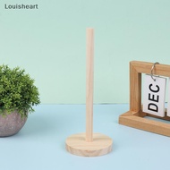 【Louisheart】 1PC Easy To Assemble Wooden Paper Towel Holder For Kitchen, Living Room, And Bedroom - 
