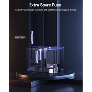 AUKEY PA-TA08A Universal Travel Adapter GAN Type C 65W 5 Multiple Ports UK US EU Mode 1 USB a & 4