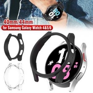 屯京 - [適用於三星手錶4/5][40mm][黑色] PC磨砂邊框殼 半包手錶保護殼 鏤空手錶殼 [平行進口]