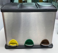 不銹鋼三格垃圾桶