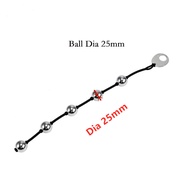 Jonas Store Soft Stretchy Silicone Pull Ring Metal Anal Beads Kegel Ben Wa Geisha Ball Expander Ti