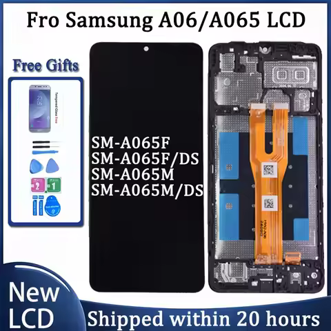 For Samsung A06 LCD Display Touch Screen Digitizer Assembly Replacement For A065 SM-A065F SM-A065F/D