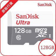 SanDisk - Ultra MicroSD 128GB 100MB/S 記憶卡 (SDSQUNR-128G-GN6MN)