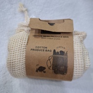 VILLAGE GROCER Mesh Cotton Produce Bag (2pieces)