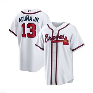 Fast Shipping * Baseball Jersey Baseball Jersey Atlanta Braves Baseball Jersey Sportswear Men's ins 
