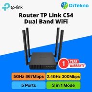 TP Link Archer C54 AC1200 Dual Band WiFi 5 Router 5Ghz/867Mbps 2.4GHz/300Mbps