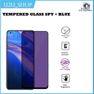 Tempered Glass Spy Anti Blue Light For Vivo Iqoo Z9 Z9x Z10 Lite Z10x Z11 Z11x S1 S1 Pro T1 T1 Pro V