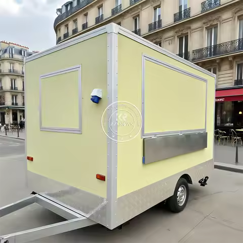China Food Truck Mobile Churros Crepe Donut Fry Chicken Bbq Truck Street Catering Trailer Fast Food 