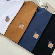 外國預訂 4色選 carhartt x invincible 刺繡logo pocket短袖 tee