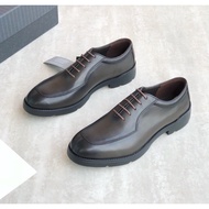 Zegna Jenia British Style Genuine Leather Oxford Shoes