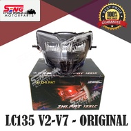 YAMAHA LC135 V2-V7 / LC135 V1 HEAD LAMP LED ZHIPAT (SMOKE) 100% ORIGINAL