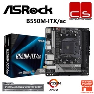 ASRock B550M-ITX/AC Wifi AM4 Mini-ITX Motherboard + AMD Processor Combo Set