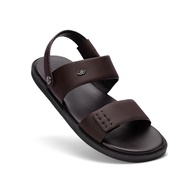 [Hoàn Xu] GIÀY SANDAL QUAI HẬU DA NAM BITIS BRM002177 (ĐEN + NÂU ĐẬM) - BITIS