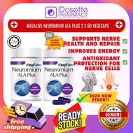 MEGALIVE NEUROMIUM ALA PLUS 60'S / 2X60'S [EXP: 05/28] IMPROVE NERVE FUNCTION FUNGSI SARAF