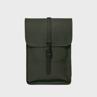 【Rains】Backpack Mini 經典防水迷你版長型後背包(多色可選) Green