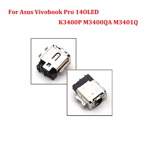 1PC DC Power Jack Female Port For Asus Vivobook Pro 14OLED K3400P M3400QA M3401Q Connector Charging 