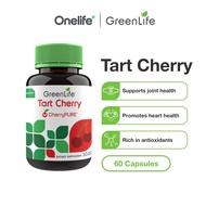 GreenLife Tart Cherry with CherryPure 30 Veggie Capsules (Suitable for Vegetarians) - For Joint and 