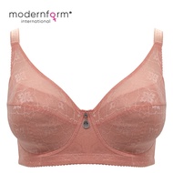 Modernform P1157(1399#) Women Flower Lace Designed Underwire Bra Cup E
