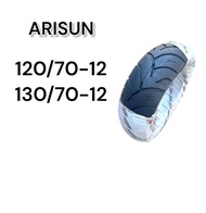 ยางนอก เรเดียล Arisun 120/70-12 130/70-12 ไม่ใช้ยางใน MSX125 MSXSF KSR Demon ยางไทยคุณภาพดี มอเตอร์ไ