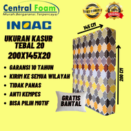 [200x145x20] Kasur Busa Inoac Tebal 20 cm / Kasur Busa Inoac Asli Ukuran 200x145x20 cm / Kasur Busa Inoac Garansi 10 Tahun / Kasur Busa Inoac / Inoac Foam / Inoac Asli / Kasur Inoac Anti Kempes / Kasur Busa Murah