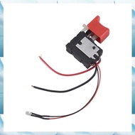 [G V W E] Black Adjustable CW/CCW Electric Drill Trigger Switch 7.2V-24V DC Switch