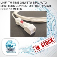 UNIFI TM TIME ONU/BTU BIPC AUTO SHUTTERS CONNECTOR FIBER PATCH CORD 10 METER