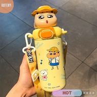 OUF 480ml phim hoạt hình Crayon Shin-chan thép không gỉ phích Kawaii phim hoạt hình Cosplay trẻ em c