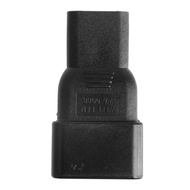 LU IEC 320 C13 to C20 Adapter C13 to C20 AC Plug Converter Adaptor IEC Plug Conversion Adapter Black