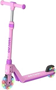 Gotrax K03 Kick Scooter for Kids, 5" LED Lighted Wheels and Adjustable Handlebars, Lightweight Design and Anti-Slip Deck, Max Load 110 Lbs, Kids Scooter for Boys &amp; Girls Ages 3+, Pink