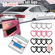 ROXUL Love Heart Logo Rear, Heart-shaped ABS Plastics Trunk Tail Label Badge, Car Logo Trunk Label f