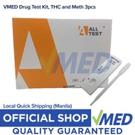 VMED Drug Test Kit, THC and Meth 3pcs