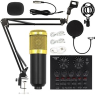 Ready Stock V8 Sound Cards With BM800 Condenser Microphone Studio Recording Kits Full Sets BM800 Mic