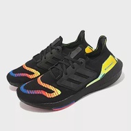 adidas 慢跑鞋 Ultraboost 22 男鞋 黑 彩色 緩震 馬牌輪胎大底 運動鞋 HQ0965