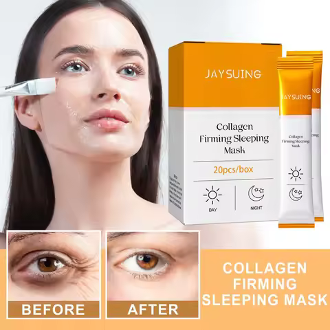 Jaysuing Collagen moisturizing facial mask reduces facial fine lines, tightens skin, moisturizes ski