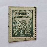 Prangko Indonesia 25 Sen 1951
