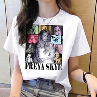 Freya Skye T-Shirt - Retro Gothic Korean Fashion from the '80s & '00s | Harajuku Grunge Manga Style