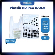 (1 PACK) Kantong Plastik HD PEX IDOLA Ukuran 15202530