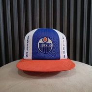 Vintage NHL Edmonton Oilers Mesh Snapback Hat