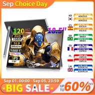 18.5 Inch Protable Monitor 100%srgb 120hz Dual Type-c External Gaming Monitors For Switch Phone Lapt