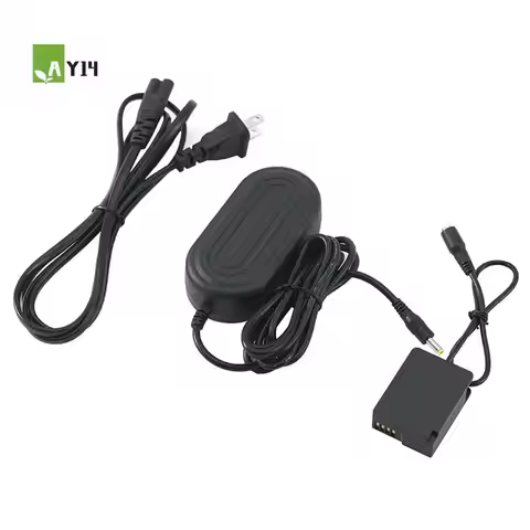 AY14 -Dummy Battery Coupler Kit DMW-BLC12 DCC8 For Panasonic FZ200 FZ300 FZ2500 G5 G6 G7 G80 G81 G85