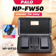 PALO NP-FW50 NP FW50 NPFW50 FW50 แบตเตอรี่ + เครื่องชาร์จสำหรับ Sony Alpha a6500 a6300 a6000 a5000 a3000 NEX-3 a7R a7 a7R II NEX-3N NEX-5 a7S NEX-7